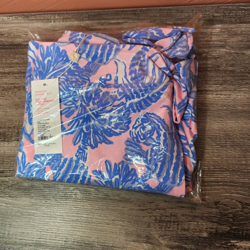 NWT Lilly Pulitzer Luxletic Fetia Skort Pull-On Skort - SIZE 4 - Picture 9 of 9